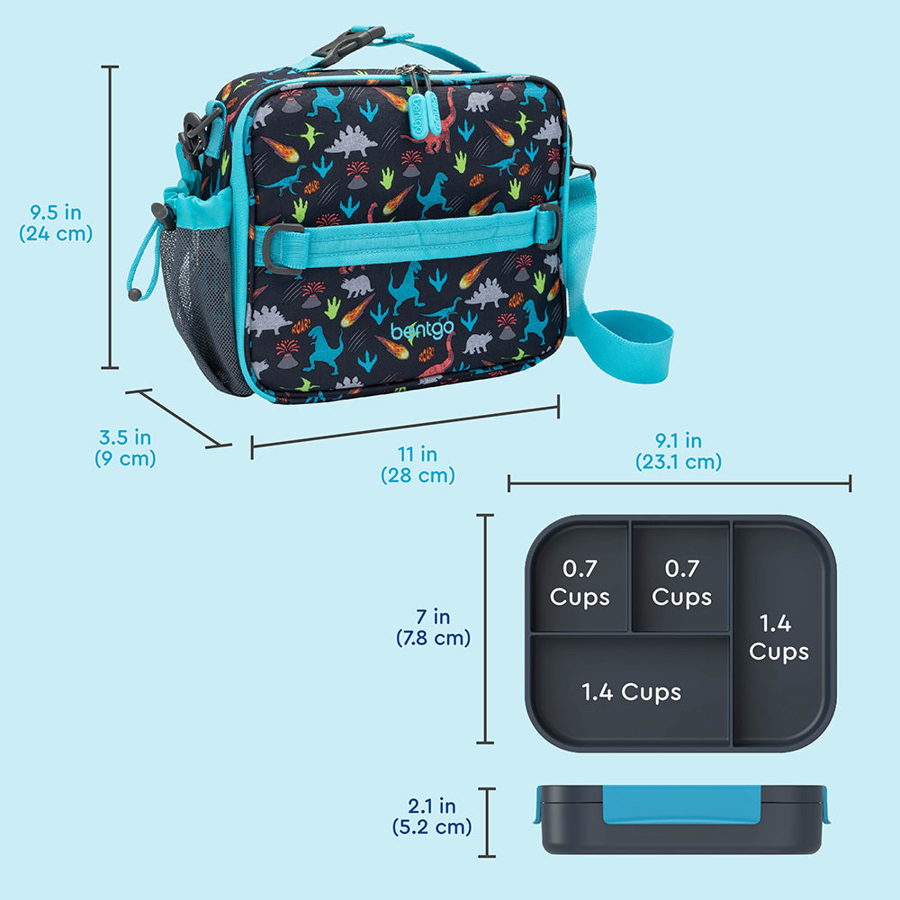 Bentgo Kids Snap & Go 2-Piece Lunch Set