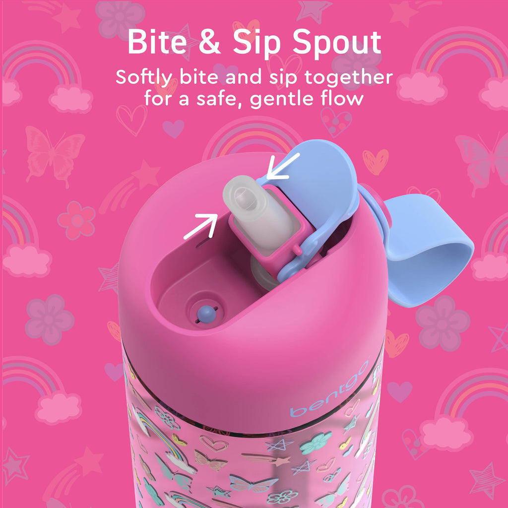 Bentgo Kids Prints Water Bottle (2-Pack)
