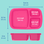 Bentgo Easyboxes 3-Compartment Food Containers 8-Piece Set